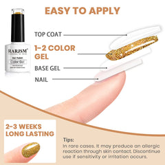 RARJSM two coat comparison showing intensified gold sparkle
