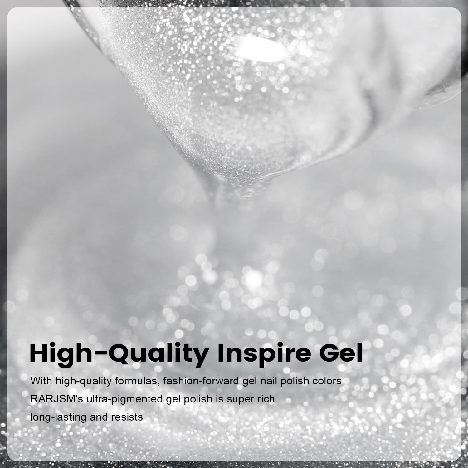 RARJSM uncapped brush applying smooth gel for even coverage and easy control