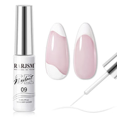 RARJSM bottle front view showing white gel liner and label offers reliable visibility