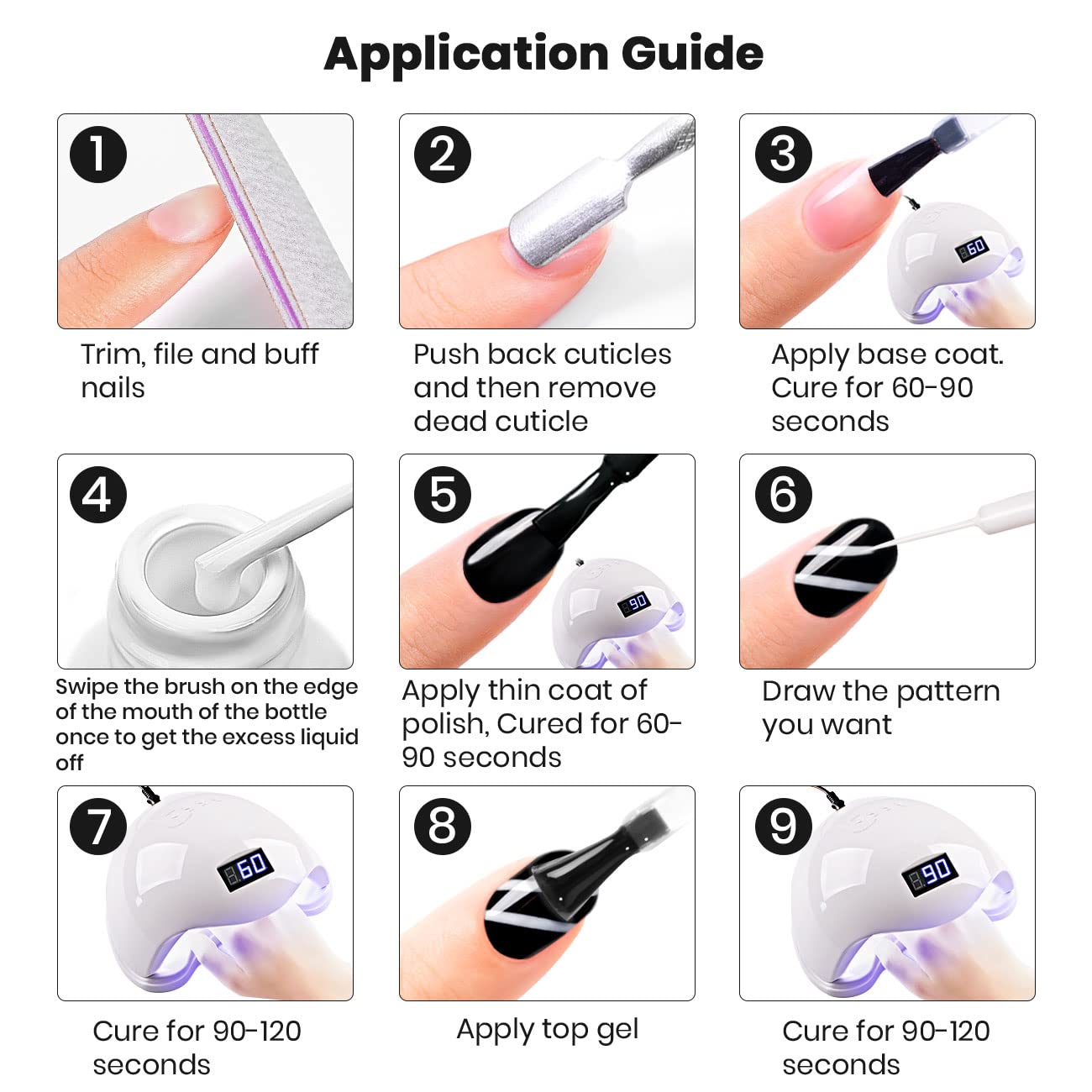 RARJSM label and cap detail highlighting built-in brush convenience