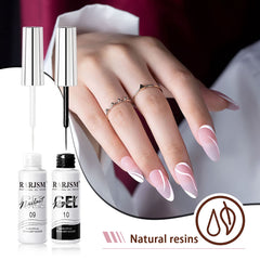 RARJSM white gel swatch on nail tip showing opaque finish and contrast
