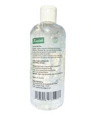 Raslok application on face demonstrating gentle massage and instant lightweight hydration