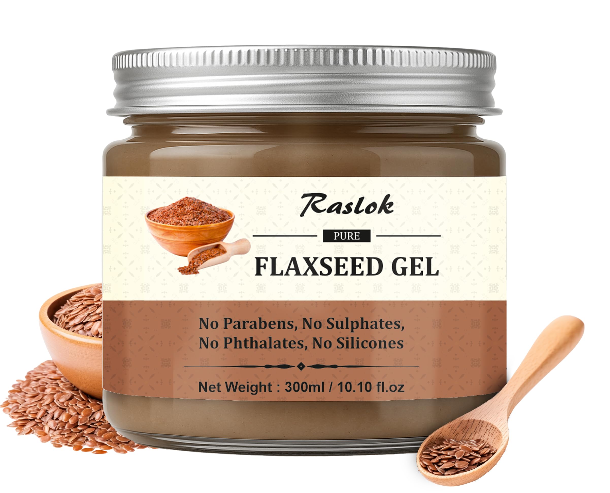 Raslok front packaging showing 300ml bottle and clear label for easy identification