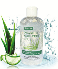 Raslok gel texture closeup highlighting clear, non-sticky consistency for fast absorption