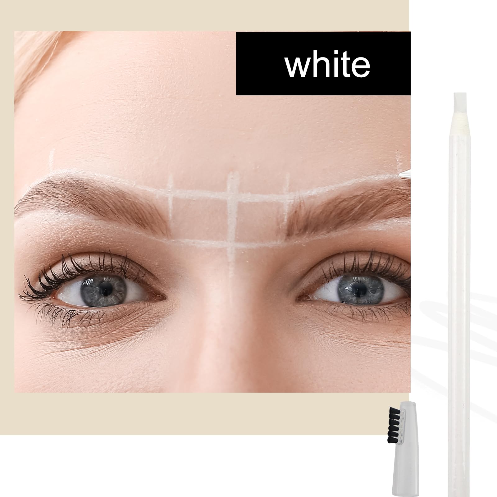 Rasmet pencils on salon workstation illustrating fast, professional brow mapping