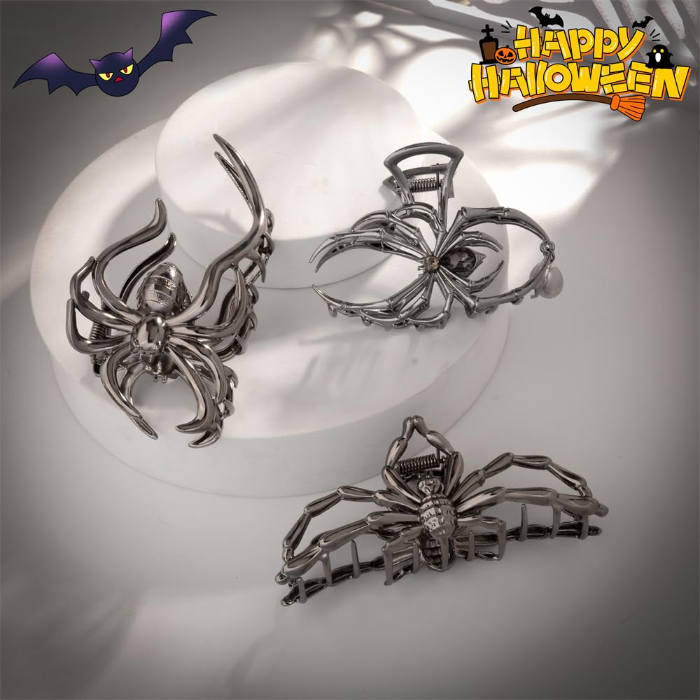 RAUIMOUR close-up of large spider clip teeth and spring, durable secure grip