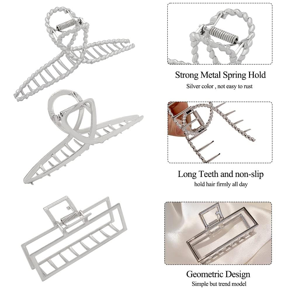 RAUIMOUR medium clip in half-up style for lightweight tidy hold