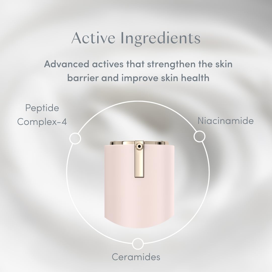 Ravie Beauty cream applied on hand demonstrating lightweight feel and quick absorbency benefit