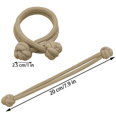 Ravlzors close-up of Chinese knot texture preserving hair health