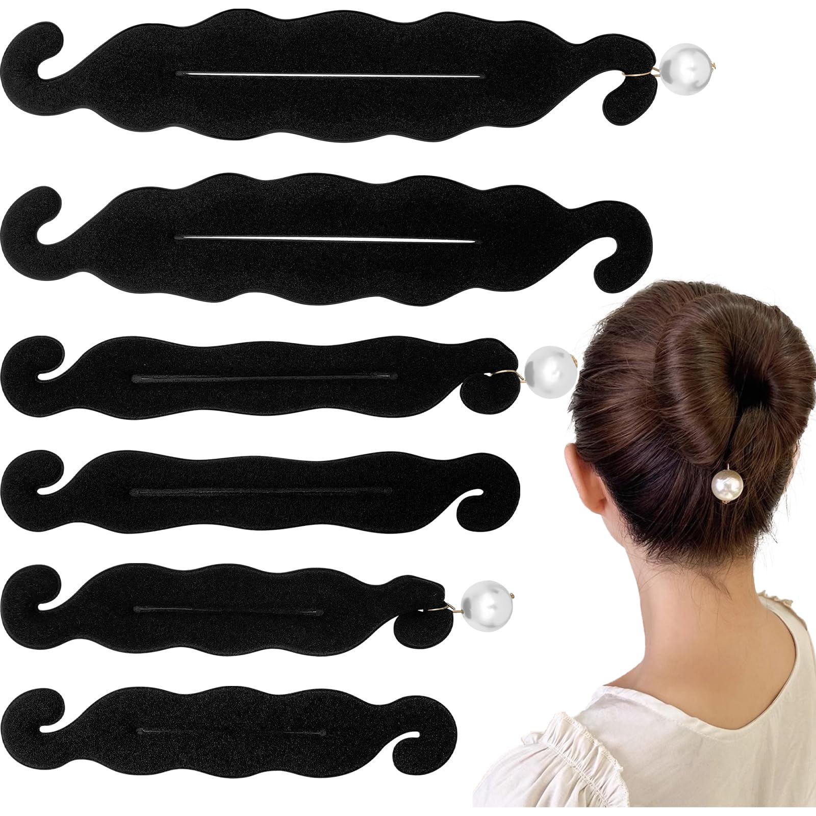 Ravlzors front view of six bun makers, easy styling on the go
