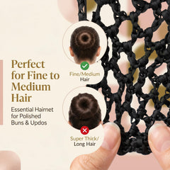 Ravlzors bun cover beside hand to show compact size and portable convenience