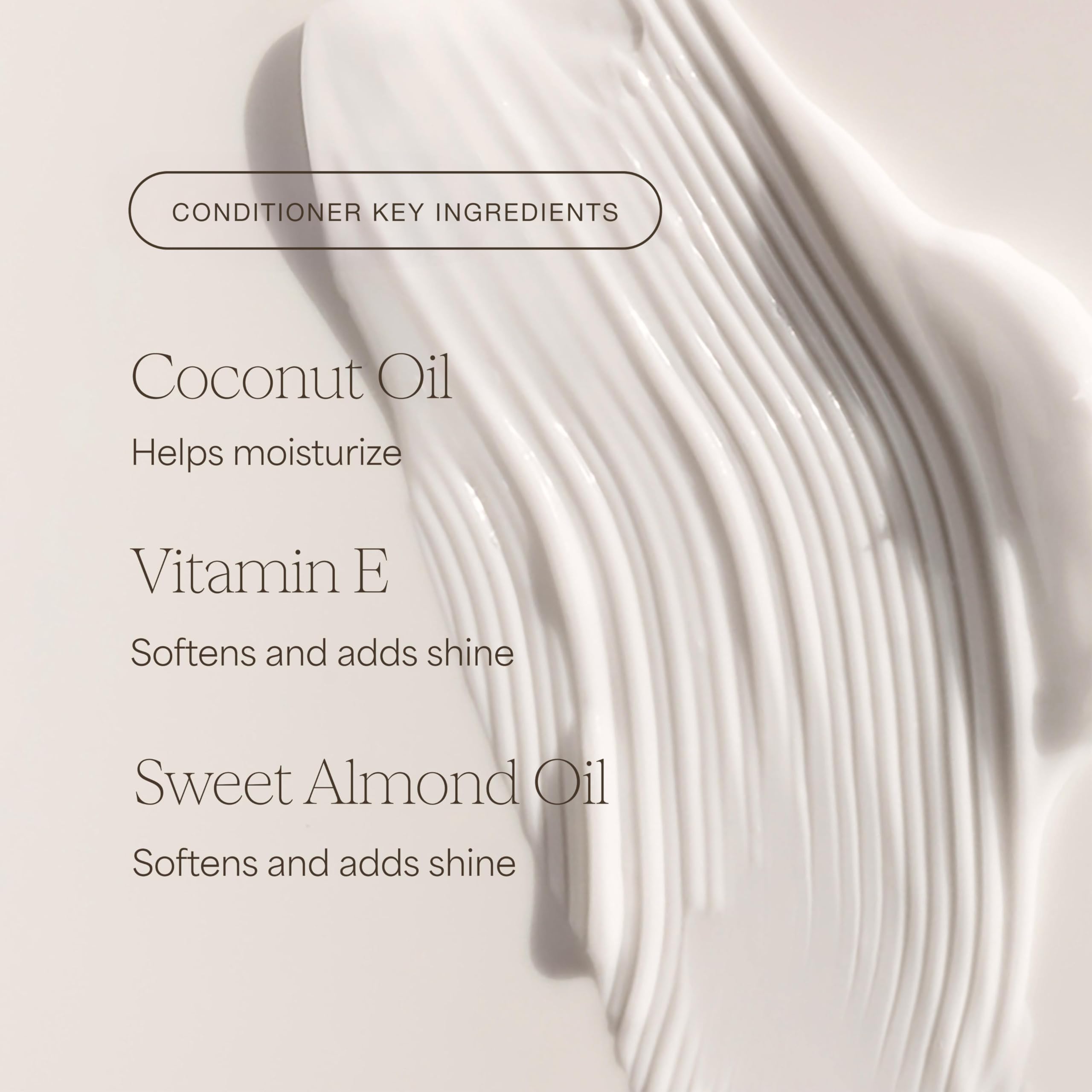 RAW SUGAR applying conditioner in shower demonstrating smoother styling