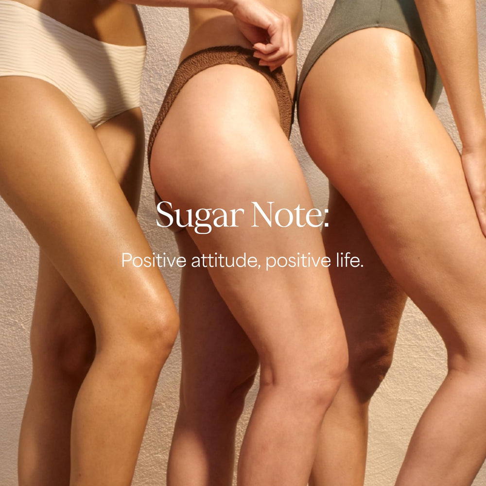 RAW SUGAR in shower scene portraying refreshing scent and daily use