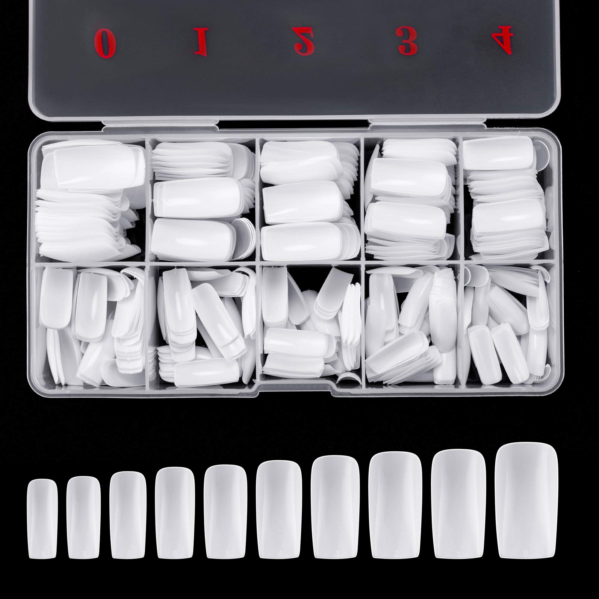 RayanWay front packaging showing 500 white tips and case, organized for fast use