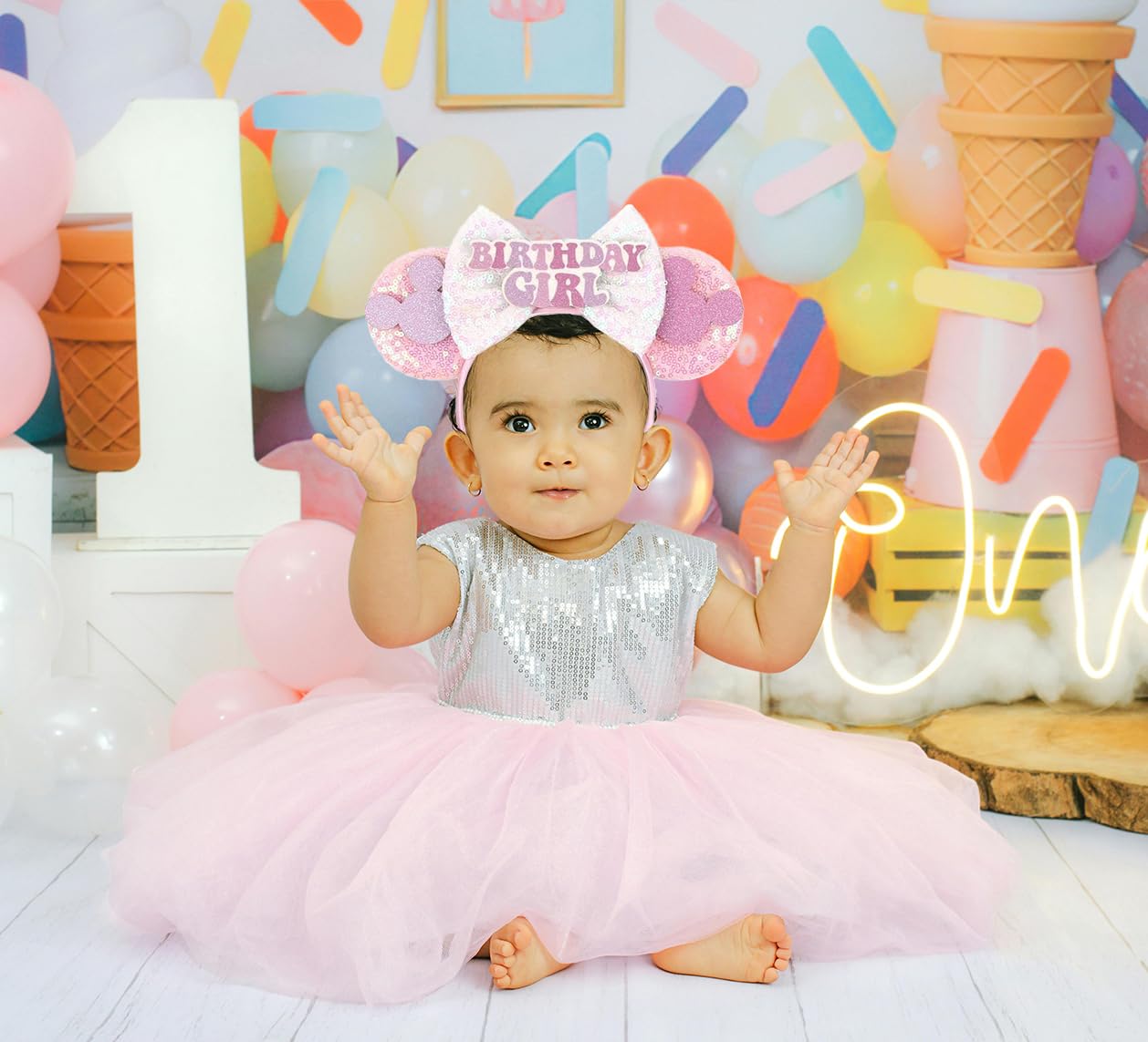 RAZKO detail of the 5-inch pink bow adding bold celebration style
