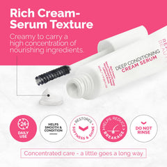 RB RENATA BEAUTY creamy texture close-up demonstrating rich conditioning