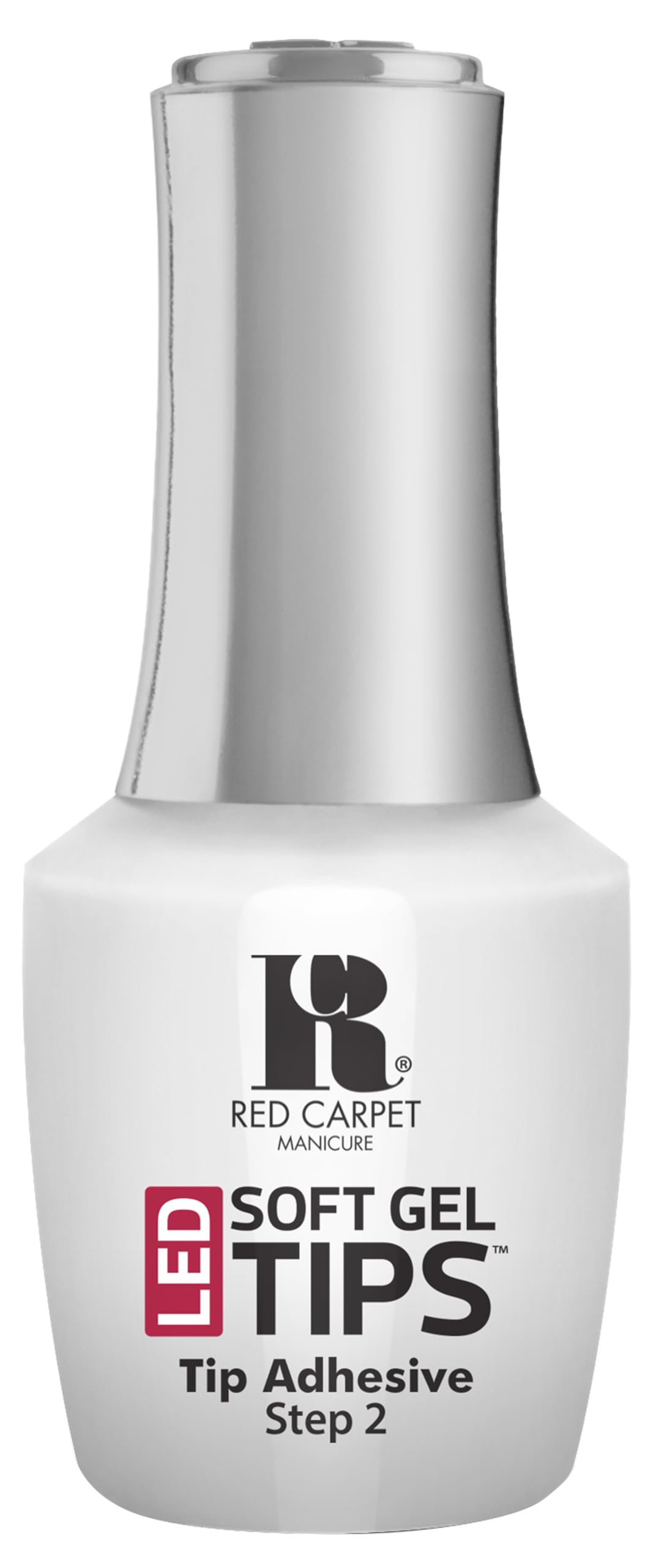 RC Red Carpet Manicure front packaging showing bottle and label benefit fast cure
