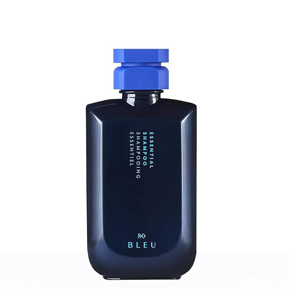 R+Co BLEU front packaging showing label and size, highlights product identity and benefits