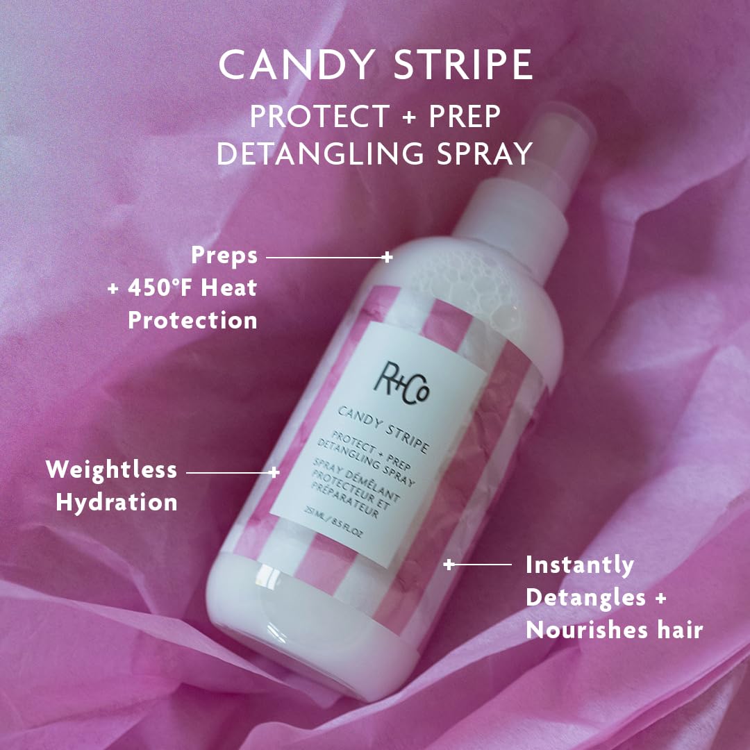 R+Co Candy Stripe texture close-up showing lightweight absorption benefits