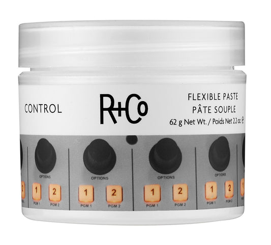 R+Co Control paste front packaging showing label and size for quick ID and benefit