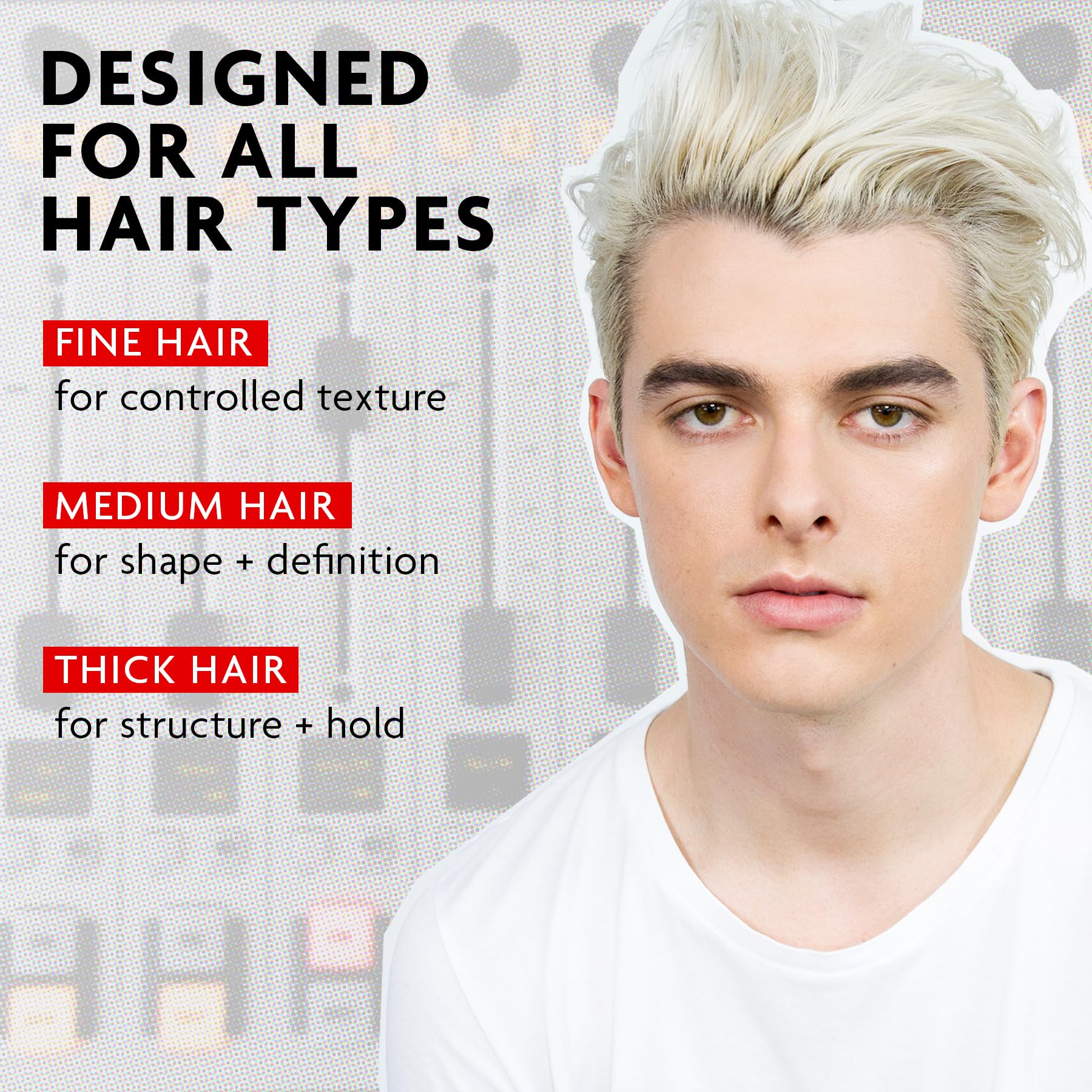 R+Co Control natural mango and ginger ingredients highlighting conditioning benefits