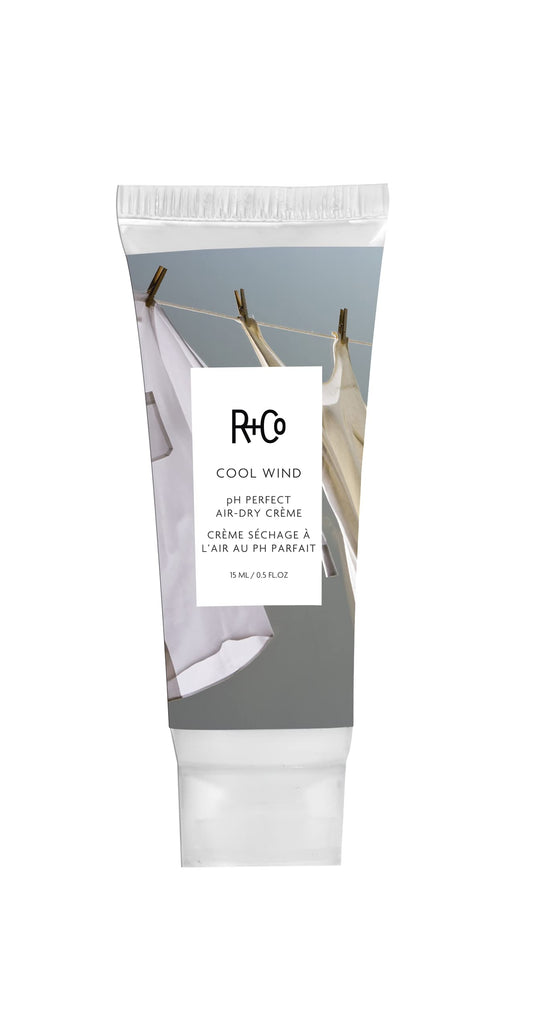 R+Co Cool Wind front packaging showing compact travel size and ingredient clarity