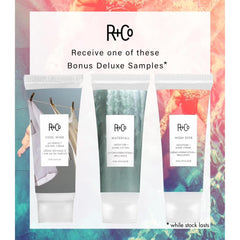 R+Co Gemstone duo placed on bathroom shelf for everyday use