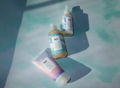 R+Co masque styled in bathroom setting showing at-home salon result