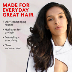 R+Co Television result on dry hair showing noticeable shine and soft finish