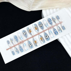 Rdntbeu adhesive tabs, liquid glue, file and stick showing tools for secure application