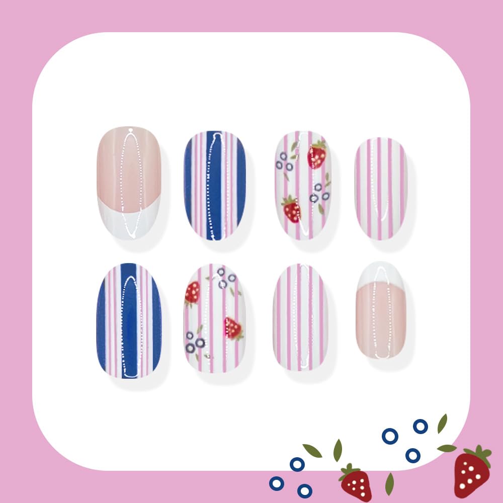 Rdntbeu close-up of white French tip finish showing glossy salon look