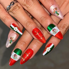Rdntbeu front packaging showing 24-piece World Cup nail set and compact storage benefit