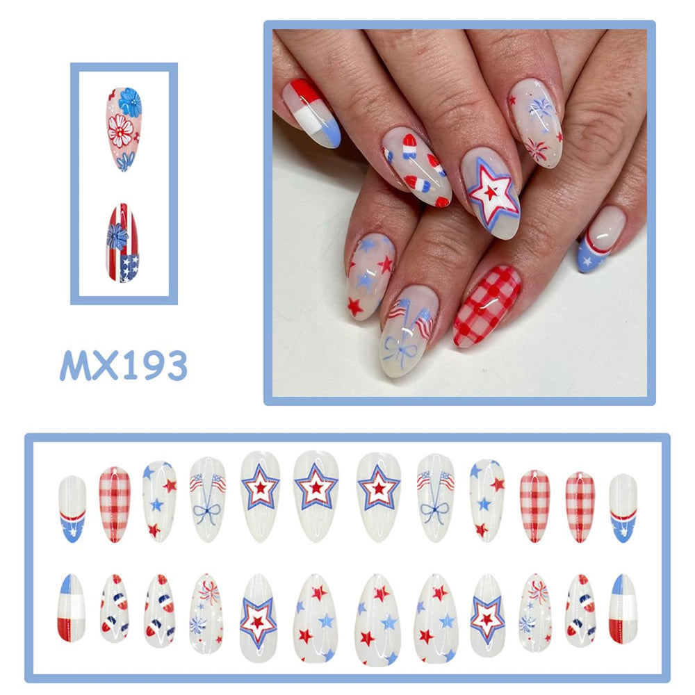 Rdntbeu close-up of star, checkered and flag designs showcasing detailed glossy finish