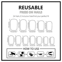 Rdntbeu organized storage box with 24 nails and accessories for travel and neat keeping