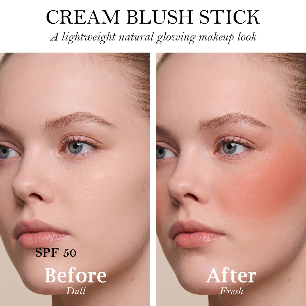 Re. Misoo applied to lips illustrating moisturizing color and sun defense