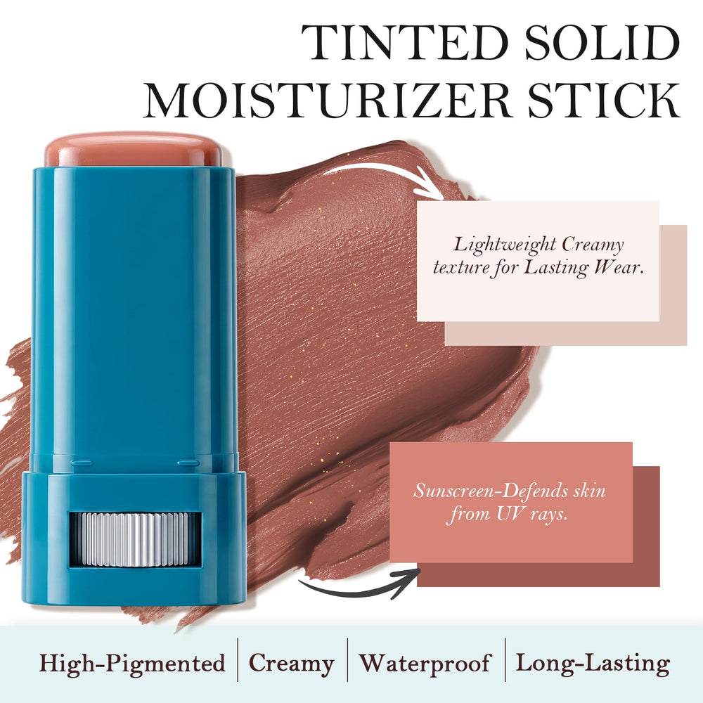 Re. Misoo stick applied to cheek demonstrating quick blush application