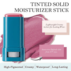 Re. Misoo Violet Haze swatch on arm showing cool mauve-pink tint and buildable payoff