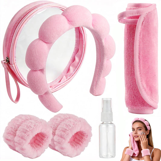 Real Perfection headband front view showing secure fit and neat hair control