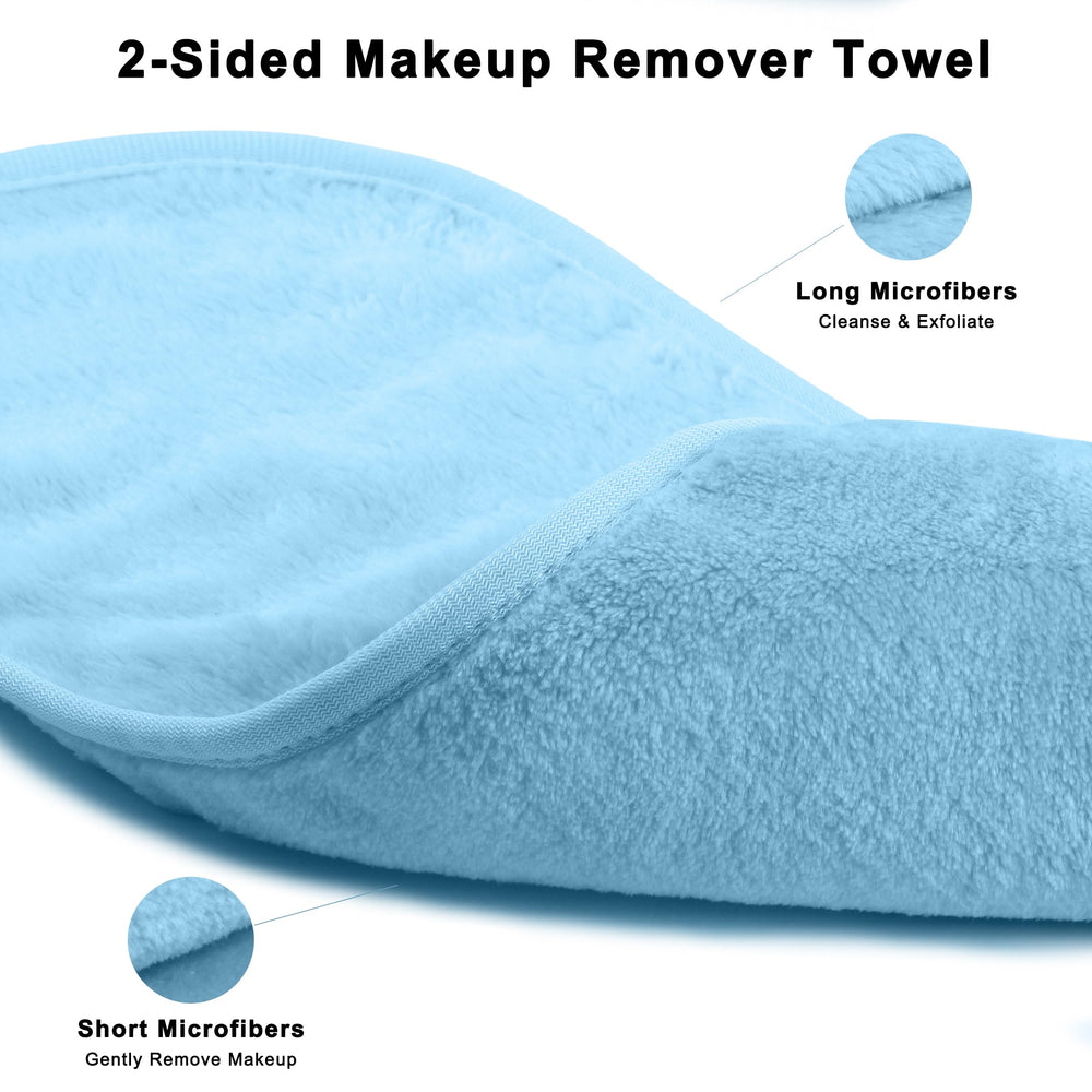 Real Perfection travel bag open with headband and towel for neat storage