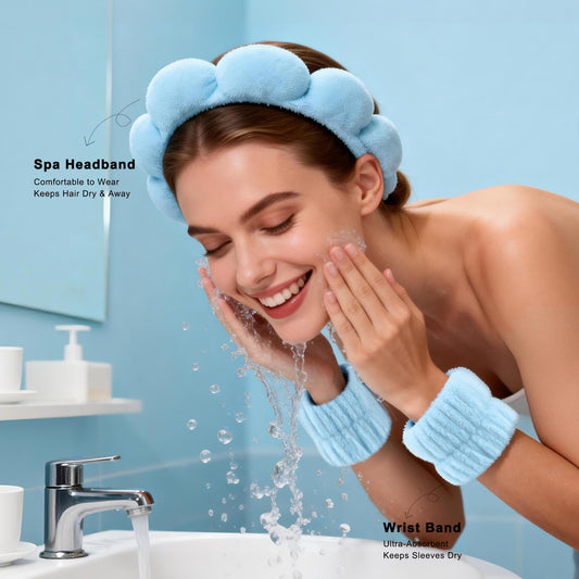 Real Perfection wristbands close-up showing absorbency to stop drips