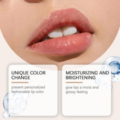 REATIFUL texture swipe on glossy surface showing moisturizing sheen