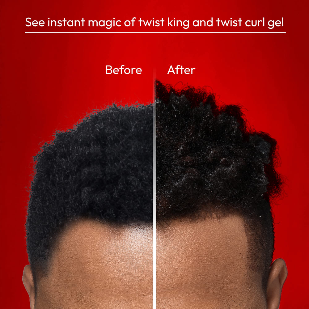 RED by Kiss result on 360 waves illustrating defined pattern and natural shine
