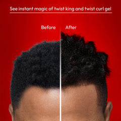 RED by Kiss result on 360 waves illustrating defined pattern and natural shine