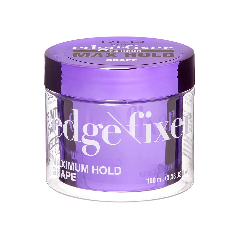 RED by Kiss front packaging showing grape scent and hold benefits