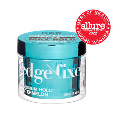 Red by Kiss open jar texture close-up highlighting smooth non-flaking gel