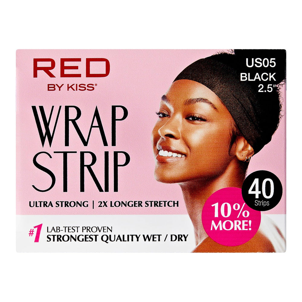Red by Kiss close-up of strip texture highlighting stretch and tear-resistant quality