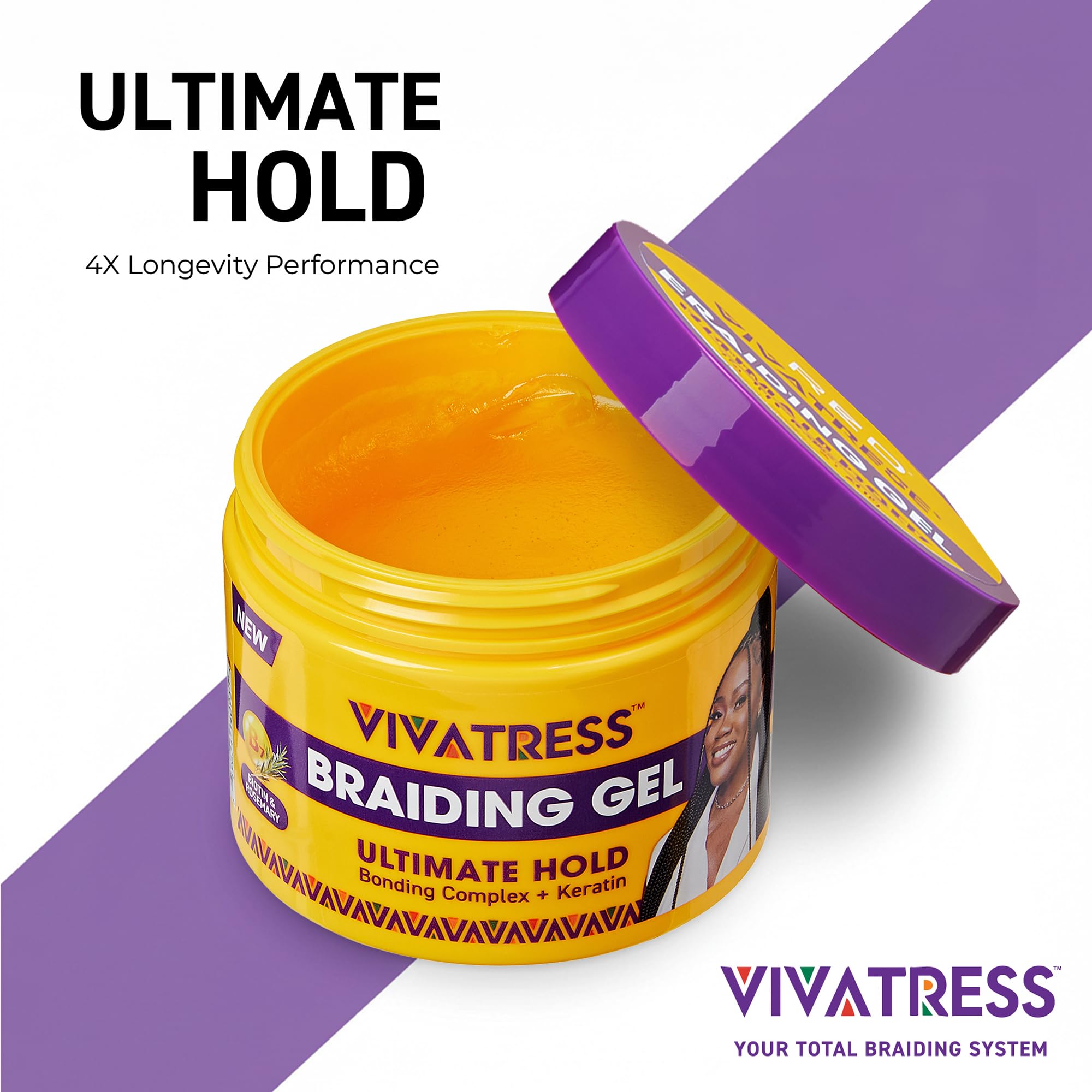 Red by Kiss applying gel to edges for precise, long-lasting control