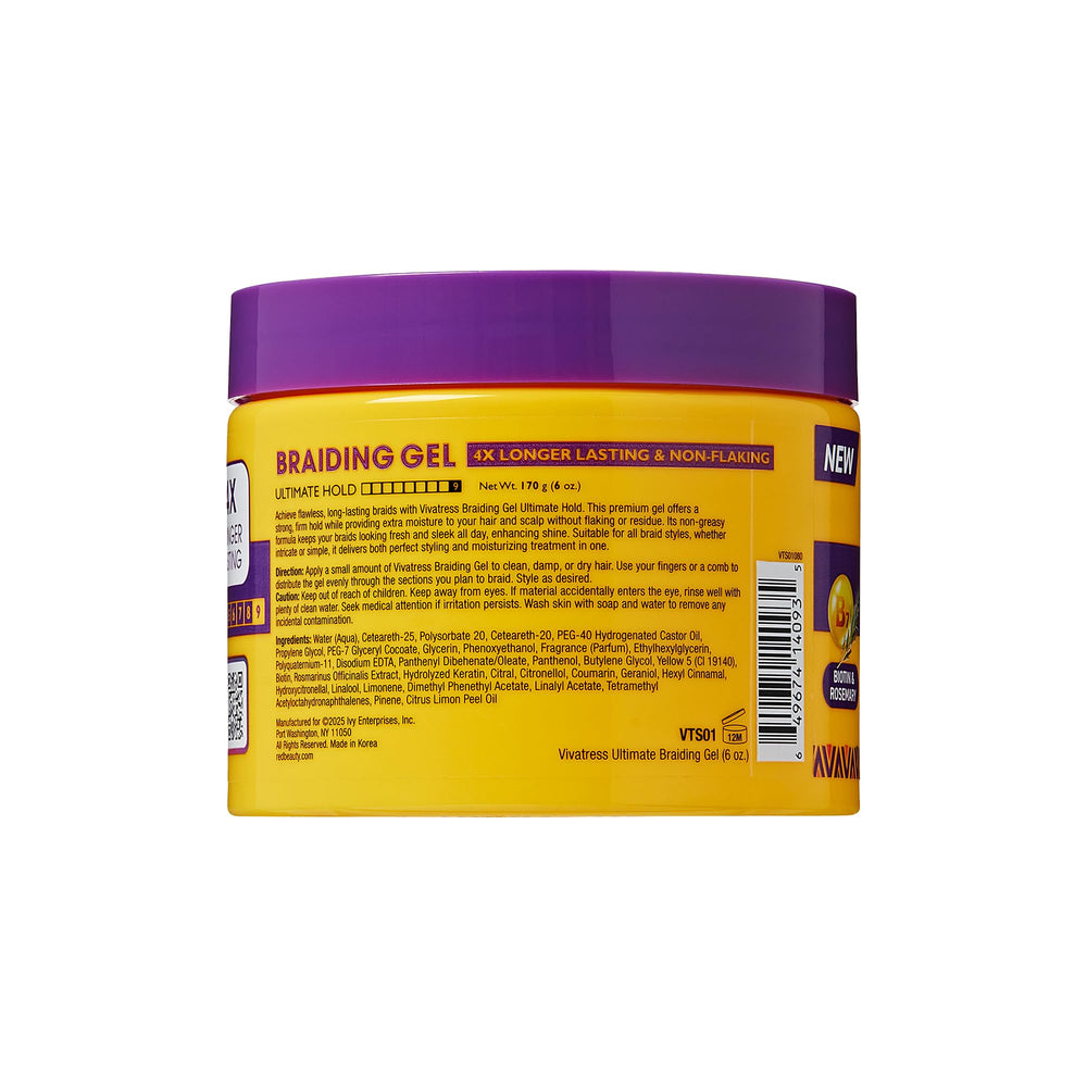 Red by Kiss ingredient label close-up highlighting keratin and biotin