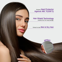 Red by Kiss used during blow-dry styling showing frizz control and styling benefit