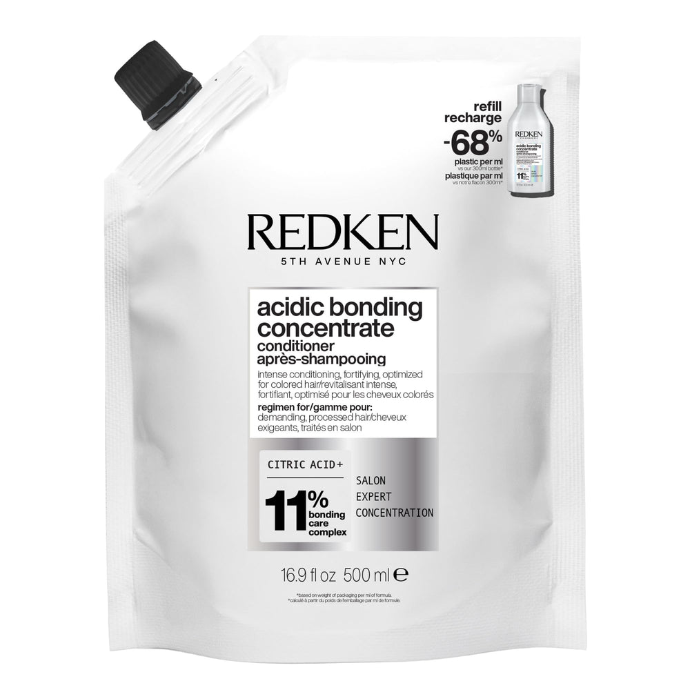 Redken front packaging showing conditioner tube and branding for clear identification and trust